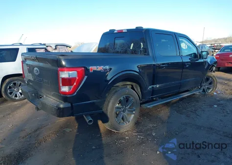 2023 Ford F-150 Lariat z USA, uszkodzony, nr VIN 1FTFW1E59PFB44415